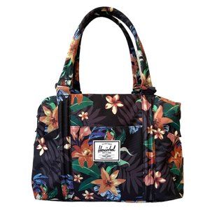 NEW HERSCHEL “Floral Revival" Strand Duffle Sprout Diaper Shoulder Tote Bag